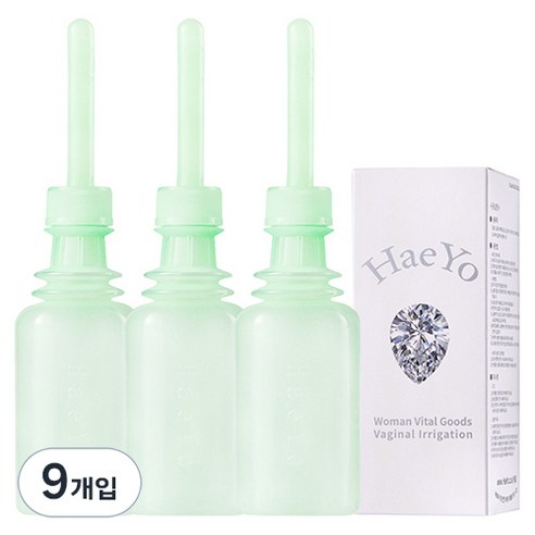 해요 여성 질세정기, 120ml, 9개