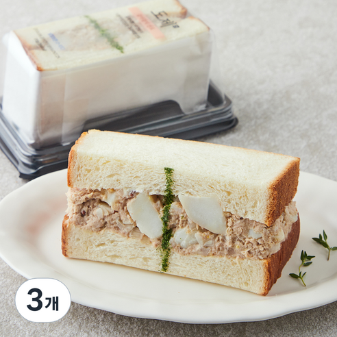 도제식빵 감자 참치 산도, 170g, 3개