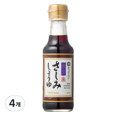 기꼬만 사시미 간장, 150ml, 4개
