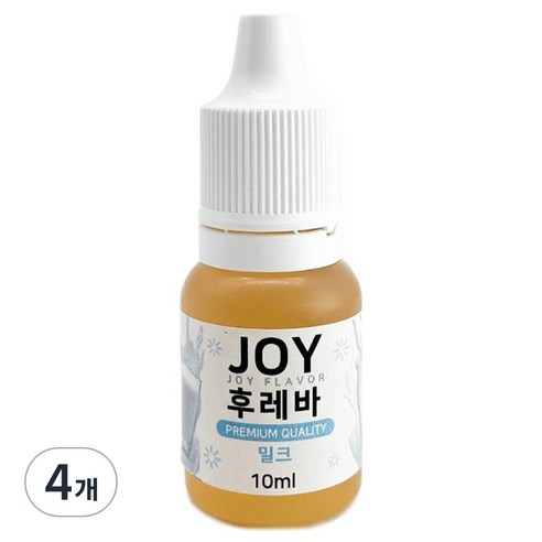 조이후레바 아로미조이 슬라임재료 10ml, 4개, 밀크