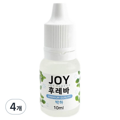 조이후레바 아로미조이 슬라임재료 10ml, 4개, 박하