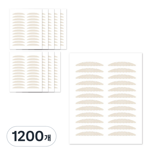 더분 대용량 마이스킨 쌍꺼풀 테이프 레이스, L타입, 1200개
