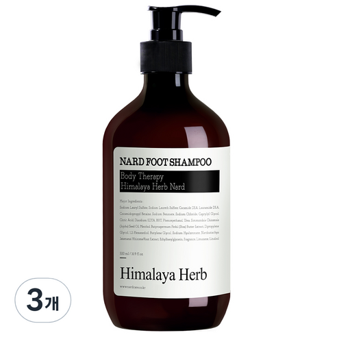 부케가르니 나드 풋샴푸 500ml, 1개입, 3개