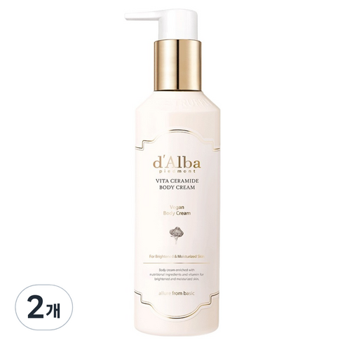 달바 비타 세라마이드 바디 크림, 270ml, 2개