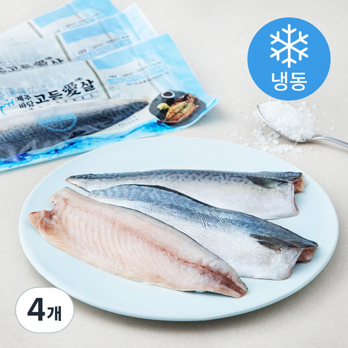 한수위 제주바당 고등애살 (냉동), 300g(3미), 4개