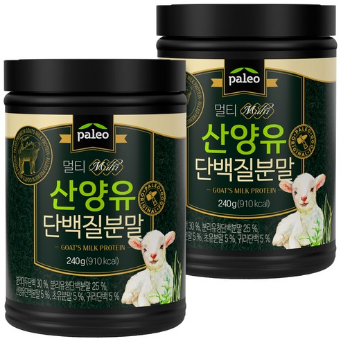 팔레오 멀티 산양유 단백질 2p, 240g, 2개