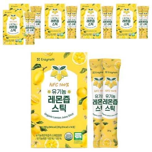 엔자임엔 NFC 100% 레몬즙 스틱, 280g, 6개