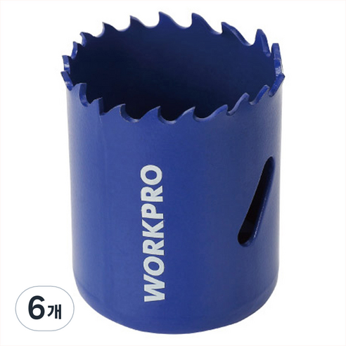 워크프로 바이메탈홀소 롱홀소 41mm WP403028, 6개