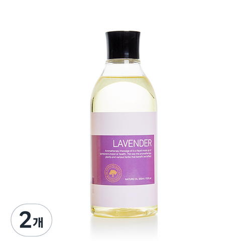 아로하트리즈 솔루션 바디오일 라벤더향, 300ml, 2개