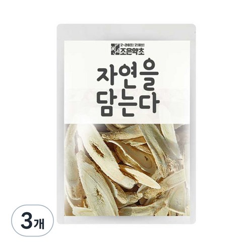 조은약초 자연을 담는다 황기 대, 300g, 3개
