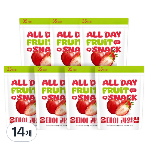 올데이 과일칩, 10g, 14개