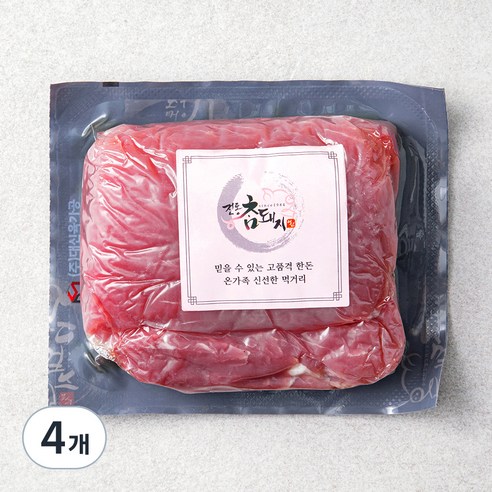 전통참돼지 안심 장조림용 (냉장), 400g, 4개