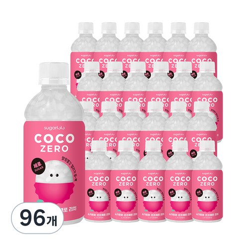 슈가로로 코코제로 리치, 340ml, 96개
