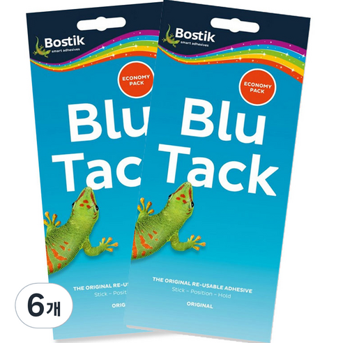 보스틱 블루택 접착제 90g, 6개