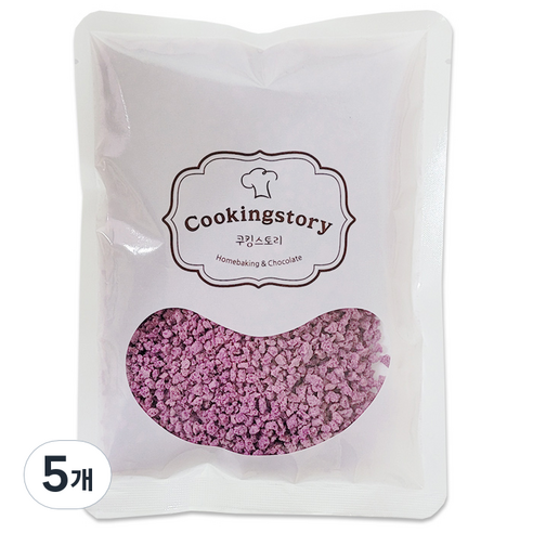 쿠킹스토리 포도쿠키 크런치, 100g, 5개