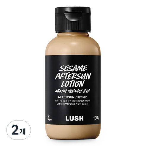 LUSH 세서미 애프터선 바디로션, 100g, 2개