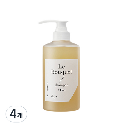 먼스앤데이즈 르 부케 샴푸, 4개, 500ml