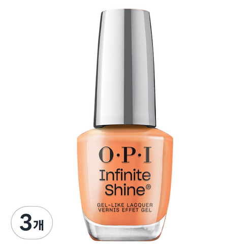 오피아이 인피니트 샤인 젤 라이크 매니큐어, ISL 117 Always within Peach, 15ml, 3개