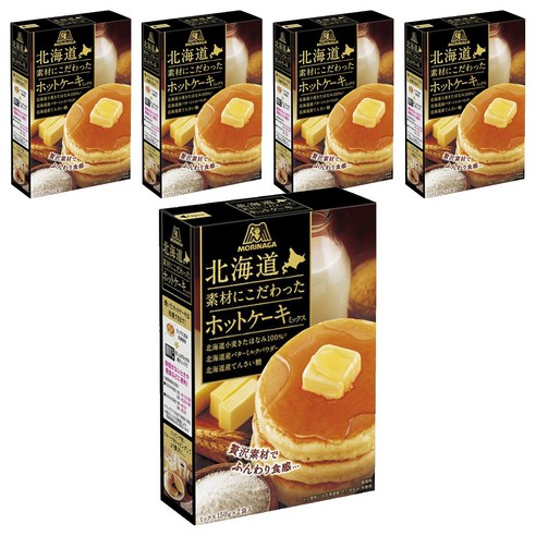 모리나가 홋카이도 핫케익 믹스, 300g, 5개