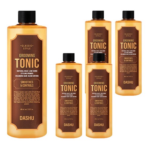 다슈 클래식 볼륨 그루밍 토닉 헤어스타일링, 400ml, 5개