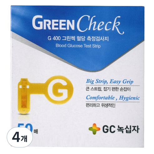 GC녹십자 그린첵 혈당 측정 검사지, 50매, 4개