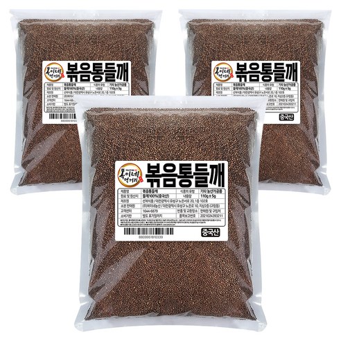 복이네먹거리 볶음 통들깨, 110g, 3개