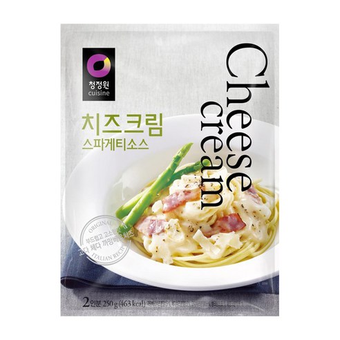 청정원 치즈크림 스파게티소스, 250g, 2개