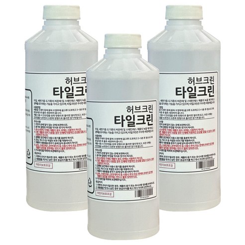 허브크린 타일크린, 1L, 3개