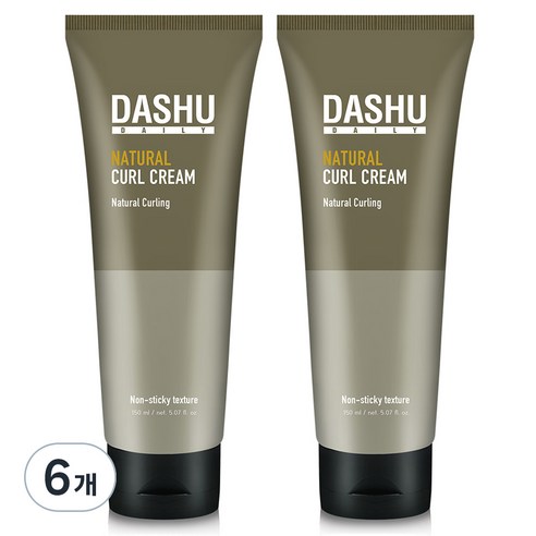 다슈 데일리 내추럴 컬 크림, 150ml, 6개