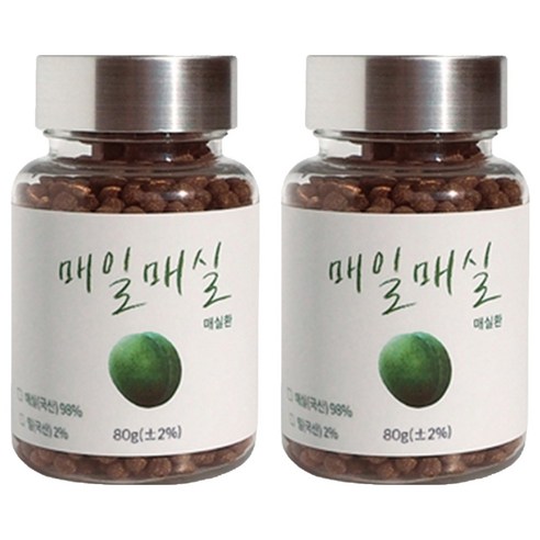 황매실로 만든 매일 매실환, 80g, 2개