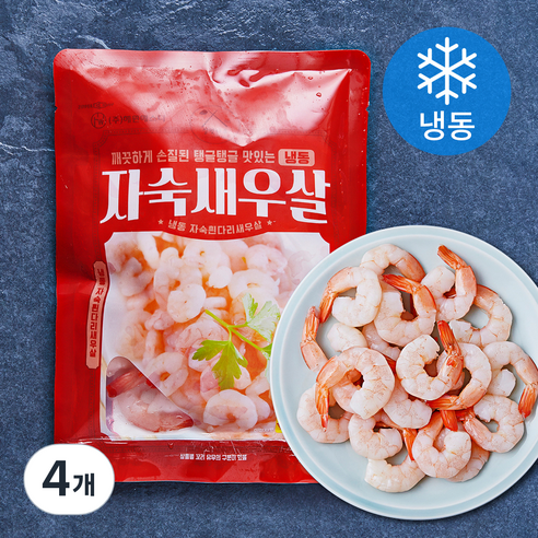 살맛나요 자숙 칵테일 새우살 소 22~35미 (냉동), 4개, 200g