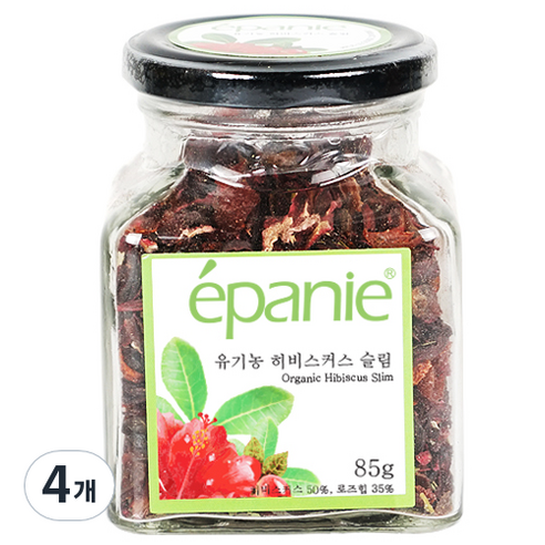 에빠니 유기농 차 7종 병, 85g, 1개입, 4개