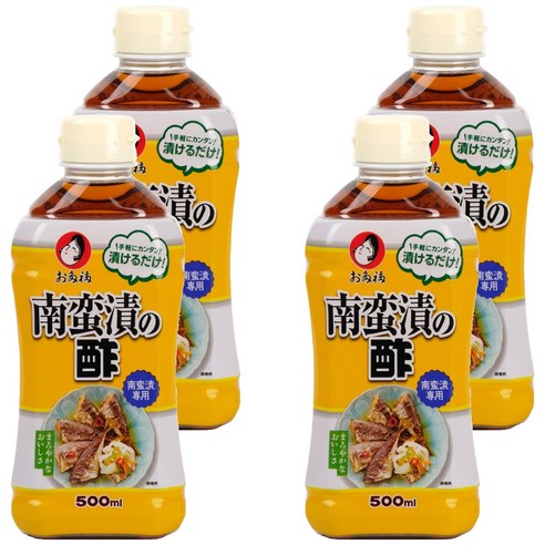 오타후쿠 난반즈케노스 간장 식초 소스, 4개, 500ml