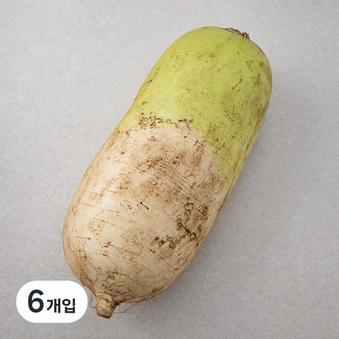 국내산 무, 1개입, 6개