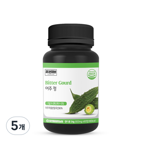 참앤들황토농원 국산 여주 정, 90정, 5개