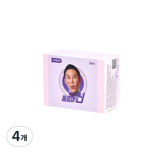 신동엽 울트라씬 컴팩트에디션 무꼭지밀착형 콘돔, 8개입, 4개