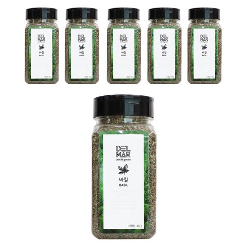 딜리셔스마켓 바질홀, 80g, 6개