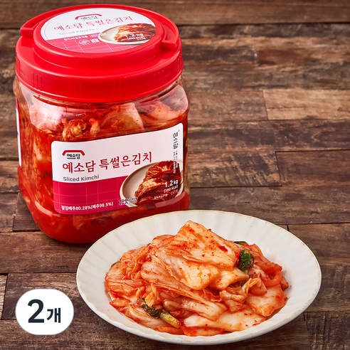 예소담 특썰은김치, 1.2kg, 2개
