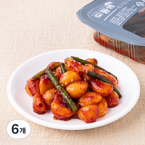 도들샘 고추장 마늘무침, 160g, 6개