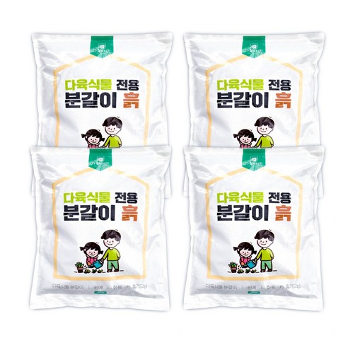 다육이야기 분갈이용 흙, 4개