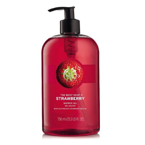 더바디샵 스트로베리 샤워 젤 과일향, 750ml, 1개