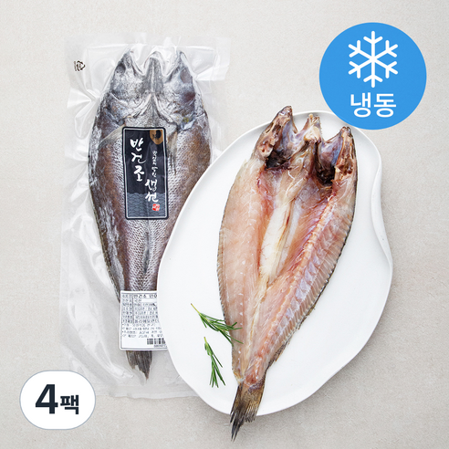 국산 반건조 민어 (냉동), 4팩, 230g