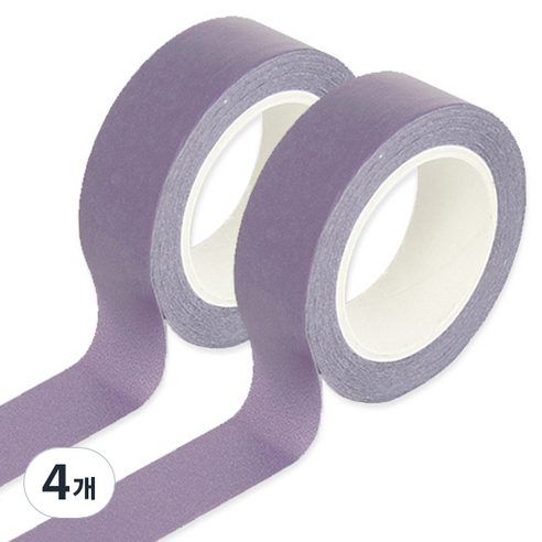 모노라이크 아르떼 마스킹 테이프 15mm x 10m, 512 Deep, 4개
