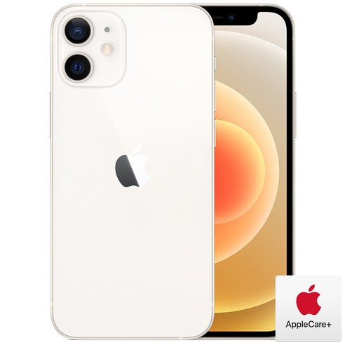 Apple 아이폰 12 Mini, 알뜰폰, White, AppleCare+포함, 128GB