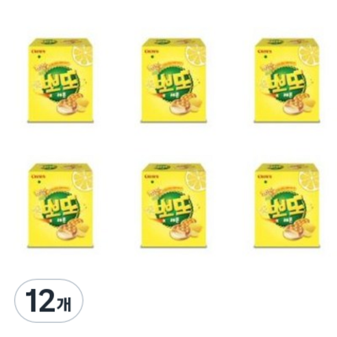 뽀또 크래커 샌드 레몬, 92g, 12개
