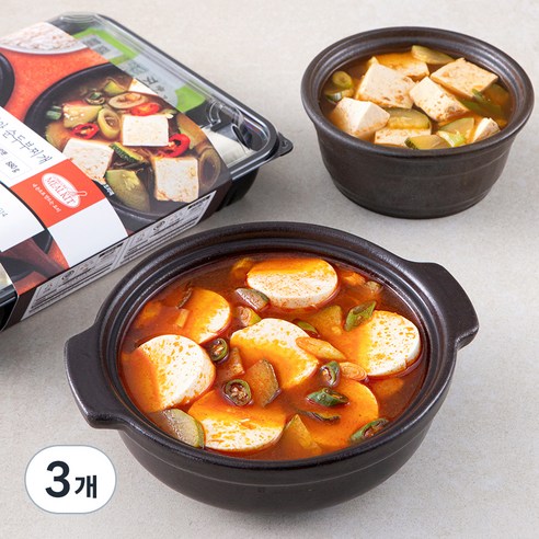 곰곰 된장찌개 + 순두부찌개 세트, 3개