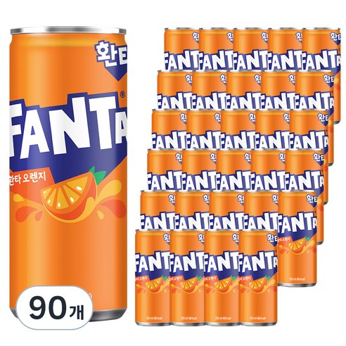 환타 오렌지향, 250ml, 90개
