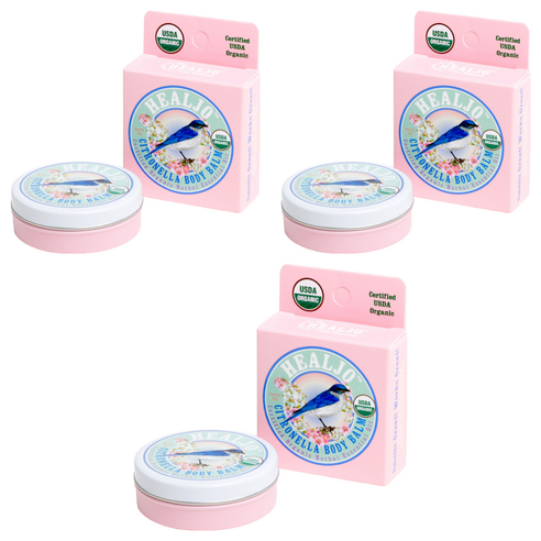힐조 시트로넬라 바디밤, 30g, 3개