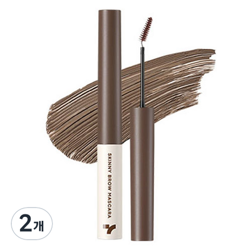 토니모리 아이톤 스키니 브로우 마스카라 3.5g, 02 애쉬 브라운, 2개
