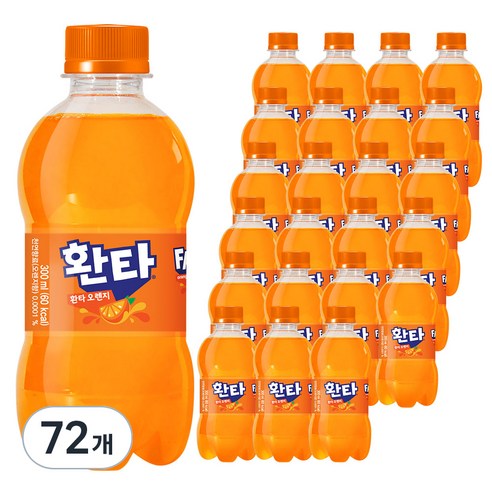 환타 오렌지향, 300ml, 72개